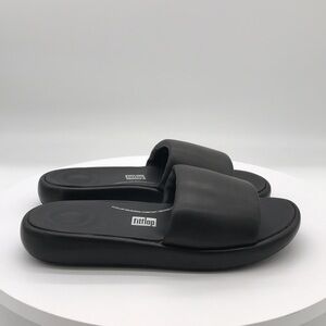 FitFlop womens  Black Slide Sandals size 8 US